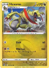 Haxorus (112/172), Brilliant Stars — Pokémon card price