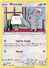 Minccino (124/172), Brilliant Stars — Pokémon card price