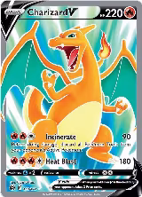 Charizard V (Full Art) (153/172), Brilliant Stars — Pokémon card price