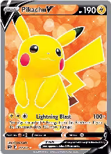 Pikachu V (Full Art) (157/172), Brilliant Stars — Pokémon card price