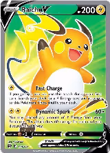 Raichu V (Full Art) (158/172), Brilliant Stars — Pokémon card price