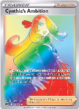 Cynthia's Ambition (Secret) (178/172) — card price