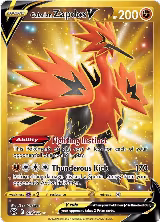 Galarian Zapdos V (Secret) (182/172) — card price