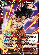 Son Goku, Sign of Mastery (BT16-006), Realm of the Gods Pre-Release Cards — DB Super card price