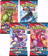Battle Styles Booster Pack Art Bundle [Set of 4], Battle Styles — Pokémon card price