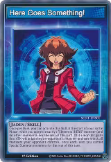 Here Goes Something! (SGX1-ENS01) — card price