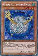 Crystal Beast Sapphire Pegasus (Secret Rare) (SGX1-ENF08) — card price
