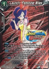 Launch, Feminine Wiles (Event Pack 08) (Alternate Foil) (P-274), Tournament Promotion Cards — DB Super card price
