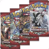 Crimson Invasion Booster Pack Art Bundle [Set of 4], SM - Crimson Invasion — Pokémon card price