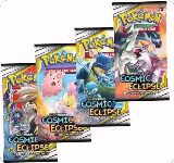 Cosmic Eclipse Booster Pack Art Bundle [Set of 4], SM - Cosmic Eclipse — Pokémon card price