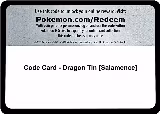 Code Card - Dragon Tin [Salamence], Miscellaneous Cards & Products — Pokémon card price