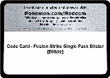 Code Card - Fusion Strike Single Pack Blister [Blitzle] — card price
