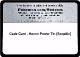 Code Card - Hoenn Power Tin [Sceptile], Miscellaneous Cards & Products — Pokémon card price