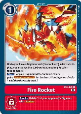 Fire Rocket (BT8-095 C) — card price