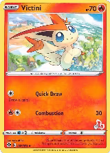 Victini - 007/073 (#4 Cinderace Stamped) (007/073) — card price