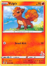 Vulpix - 029/264 (#31 Cinderace Stamped) (029/264) — card price