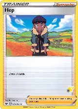 Hop - 165/202 (#33 Pikachu Stamped) (165/202) — card price