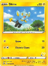 Shinx - 091/264 (#45 Pikachu Stamped) (091/264) — card price
