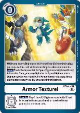Armor Texture! (BT8-110 C) — card price