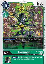 Exermon (BT8-050 C) — card price