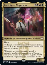 Vazi, Keen Negotiator (92), Commander: Streets of New Capenna — Magic card price