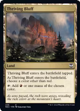 Thriving Bluff (438), Commander: Streets of New Capenna — Magic card price