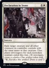 Declaration in Stone (196), Commander: Streets of New Capenna — Magic card price