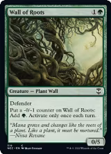 Wall of Roots (319), Commander: Streets of New Capenna — Magic card price