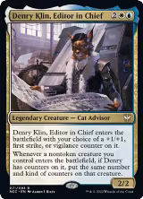Denry Klin, Editor in Chief (71), Commander: Streets of New Capenna — Magic card price
