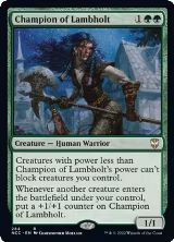 Champion of Lambholt (284), Commander: Streets of New Capenna — Magic card price