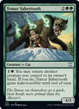 Temur Sabertooth (315), Commander: Streets of New Capenna — Magic card price
