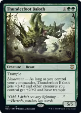 Thunderfoot Baloth (317), Commander: Streets of New Capenna — Magic card price