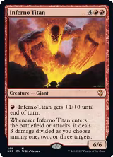 Inferno Titan (269), Commander: Streets of New Capenna — Magic card price
