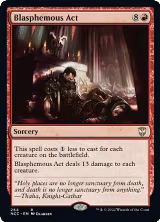 Blasphemous Act (264), Commander: Streets of New Capenna — Magic card price