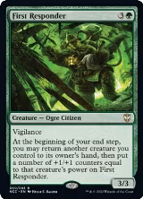 First Responder (60) — card price