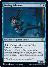 Daring Saboteur (217), Commander: Streets of New Capenna — Magic card price