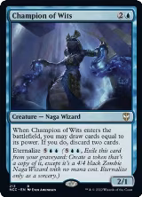 Champion of Wits (213), Commander: Streets of New Capenna — Magic card price