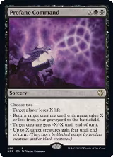 Profane Command (256), Commander: Streets of New Capenna — Magic card price