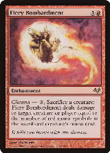 Fiery Bombardment (52) — card price