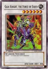 Gaia Knight, the Force of Earth (Super Rare) (5DS1-EN042), 5D's 2008 Starter Deck — Yu-Gi-Oh! card price