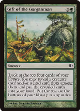 Gift of the Gargantuan (132), Shards of Alara — Magic card price