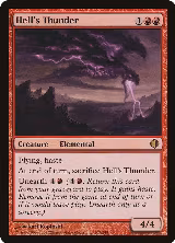 Hell's Thunder (103), Shards of Alara — Magic card price