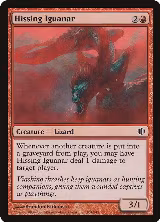 Hissing Iguanar (104), Shards of Alara — Magic card price