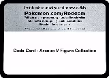 Code Card - Arceus V Figure Collection — card price