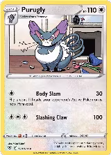 Purugly (128/189), Astral Radiance — Pokémon card price