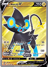 Luxray V (Full Art) (168/189) — card price