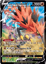 Galarian Zapdos V (TG19/TG30) — card price