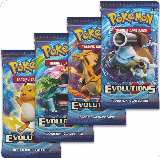Evolutions Booster Pack Art Bundle [Set of 4], XY - Evolutions — Pokémon card price