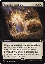 Sculpted Sunburst (Extended Art) (557) — card price