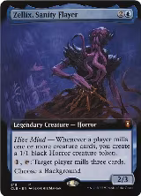 Zellix, Sanity Flayer (Extended Art) (619), Commander Legends: Battle for Baldur's Gate — Magic card price